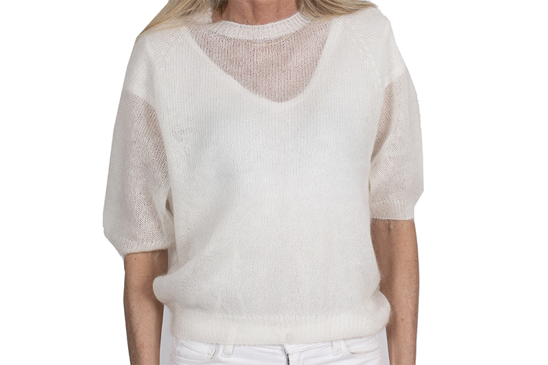 12473 Mohair sweather Beige